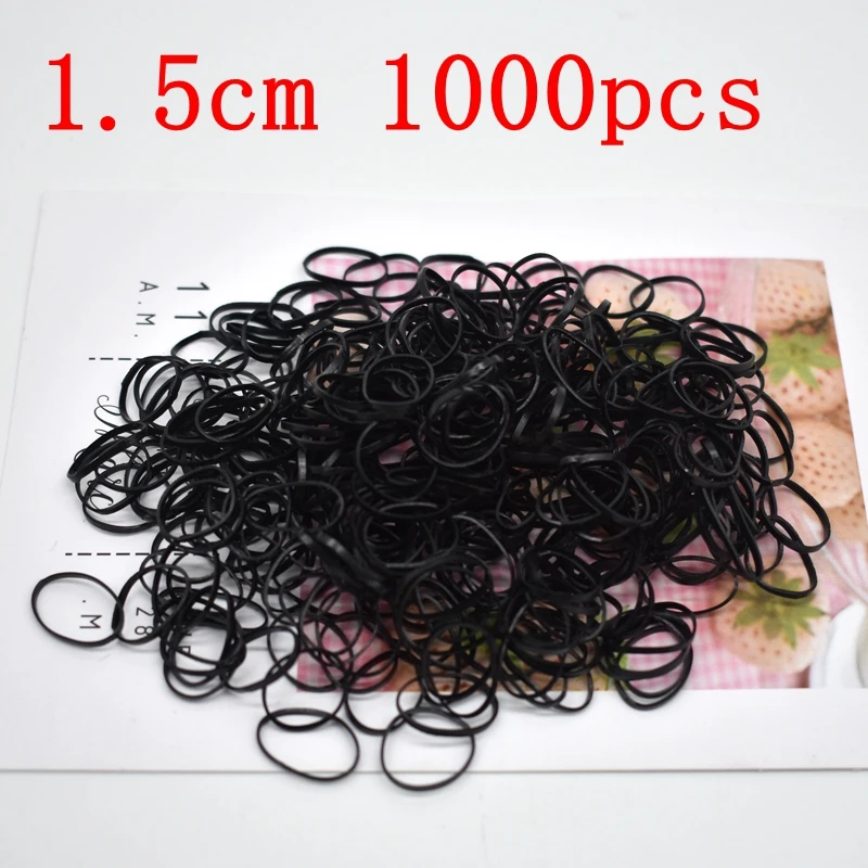 100-1000 pcs kids hair rope Hair Accessories Scrunchy Elastic Hair Bands Girls decorations Headbands Rubber Band hair scrunchies