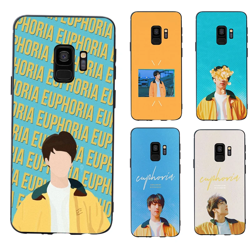 Euphoria Jungkook Ким namjun KPOP Силиконовый чехол для телефона для samsung s5 S6 S7 edge s8 s9 plus TPU Мягкий Bangtan