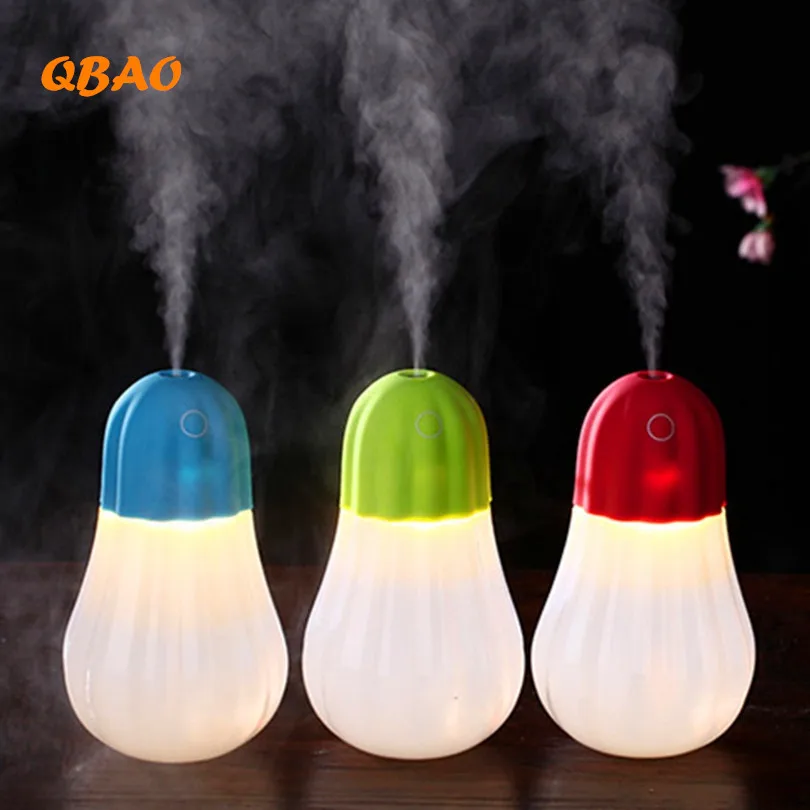 

Aroma Diffuser Mini Pumpkin Humidifier 5v LED Nightlight Household Warm Mist Humidifier Office Car Air Diffuser Mist Maker