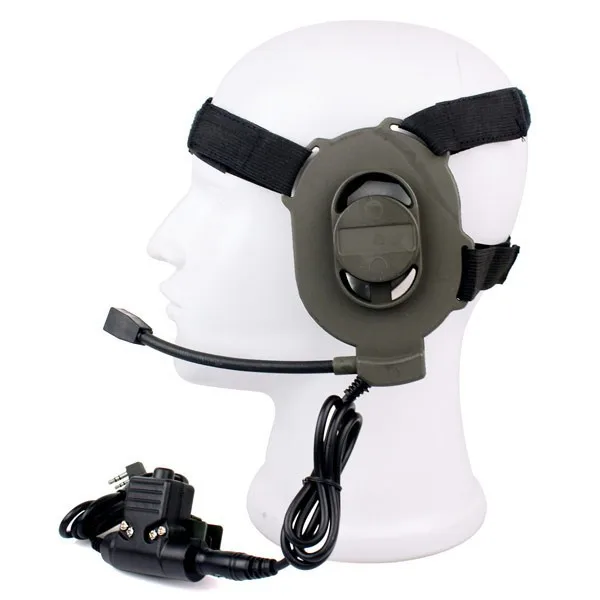

High Quality Z Tactical Bowman Elite II Headset with U94 Style PTT For Walkie Talkie Baofeng UV-5R BF-UVB2 GT-3 UV-8HX TYT Etc