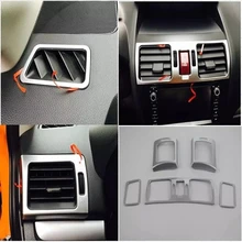 WELKINRY для Subaru Forester SJ 2013 ABS Хром Передняя консоль Кондиционер Выход вентиляционное отверстие отделка