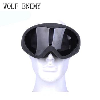 

Tactical UV400 Goggle Glasses Tactical Protection Cycling Riding Hunting Wind Dust Airsoft Goggle Glasses Black/Transparent