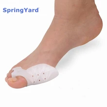 SpringYard (2 pairs/lot) Gel Hallux Valgus Orthopedic Bunion Corrector Toe Separator Big Toe Protector Foot Care New
