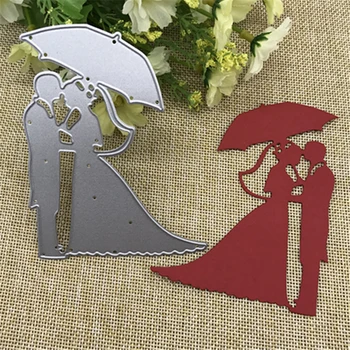 

Metal Wedding Series Cutting Dies Marriage Sweet Couple Embossing Stencil Craft For Cards Album Scrapbooking DIY Decoration