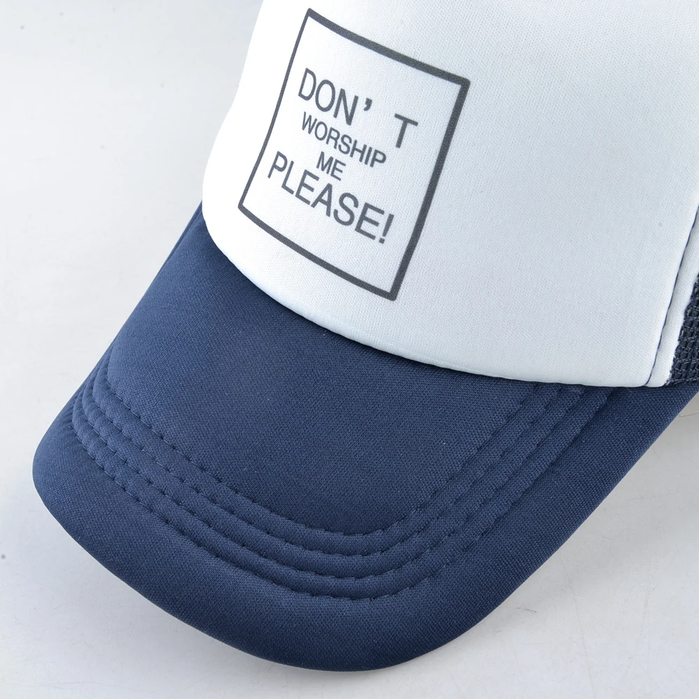 Fashion Women Cap Baseball Hat Flat Snapback Mens Trucker Caps Summer Mesh Adjustable Dad Hats Hip Hop Casual Casquette Homme