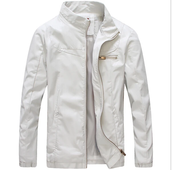 Motorcycle leather jacket men new mens leather jackets and coats plus size S 4XL mens white