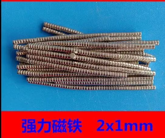 

2x1 Magnet 200pc/LOT Strong Cylinder Rare Earth Magnet 2x1mm size Neodymium Bulk Sheet N35 Mini magnet Magnets 2mmx1mm