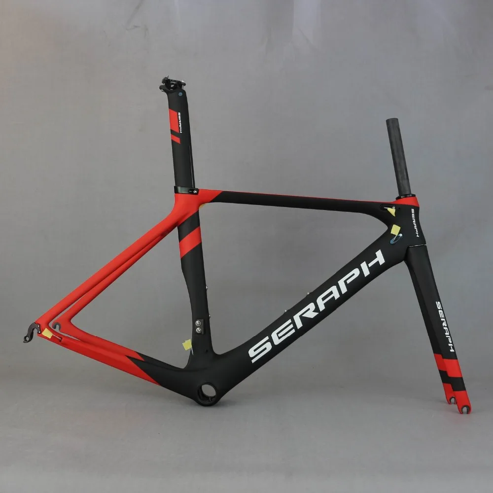 SERAPH new carbon road bike frame FM268 bicycle frame set with seatpost,Di2 bicycle frame