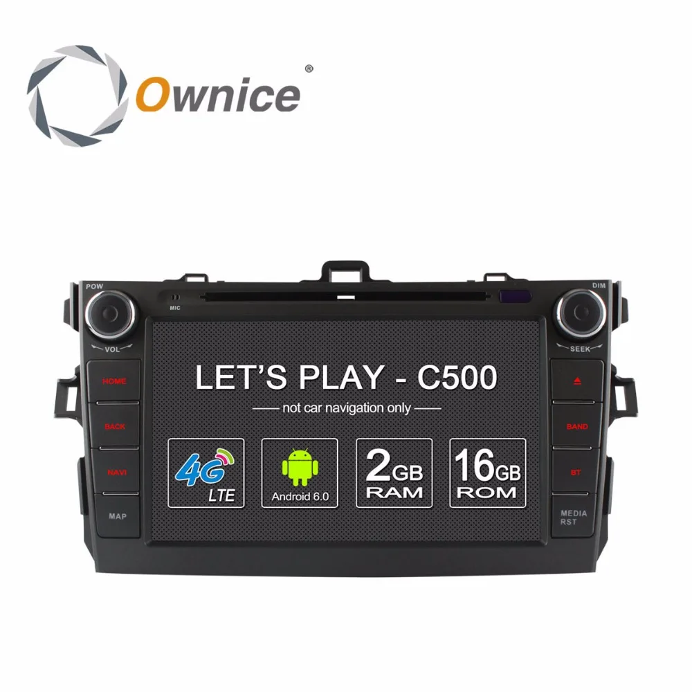 Best 4G Internet Quad Core 2GB RAM Android 6.0 for Toyota Corolla 2007 2008 2009 2010 2011 Car DVD Radio GPS Navigation Stereo System 1