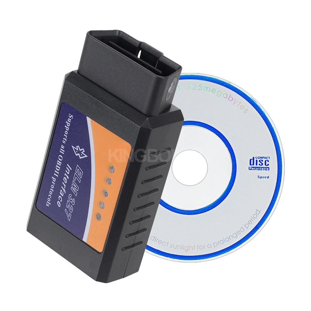 ELM327 V2.1 считыватель кодов интерфейса на Android Torque Elm 327 Bluetooth OBD2/OBD II автомобильный диагностический инструмент ELM 327 V 2,1