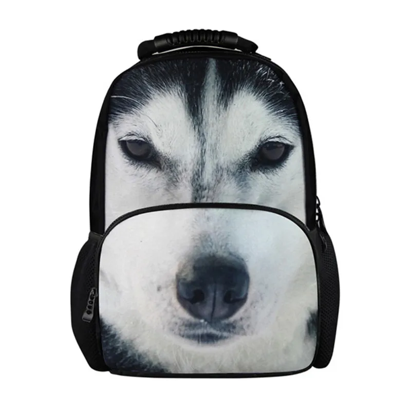 FORUDESIGNS/рюкзаки с 3D принтом волка для мужчин, милое животное, Сова, собака, мужской рюкзак для путешествий Mochila Masculina для подростка, мальчика, мужчины - Цвет: 3084A
