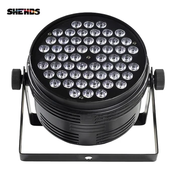 

Fast Shipping Aluminum Alloy Black LED Par 54x4W Cool And Warm Con Power Plug DMX 512 Stage Effect Lighting For Disco DJ Party