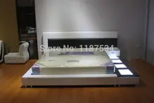 БОЛЬШОЙ мягкая кровать king size PU + ПВХ кожа мягкая кровать C356