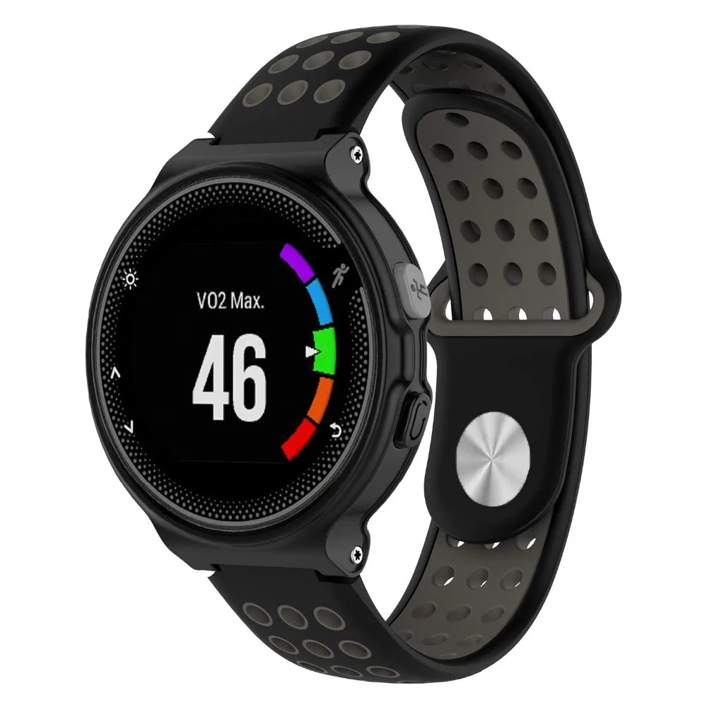 Силиконовый ремешок для Garmin Forerunner 235 220 230 620 630 735XT gps умные часы для бега красочные мягкие спортивные наручные часы