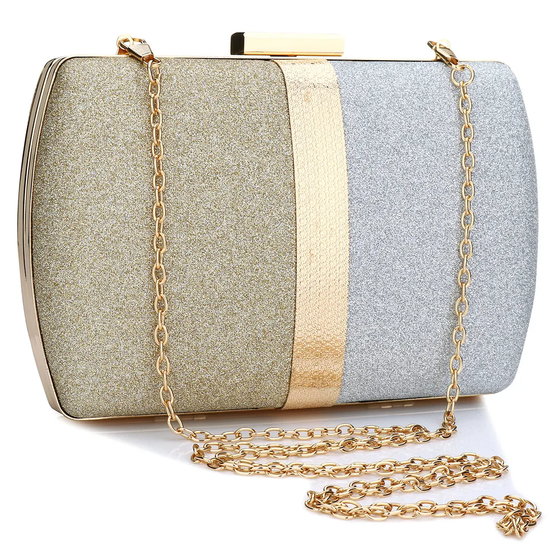 Вечерняя сумочка-клатч для женщин, Золотая сумочка-клатч, маленькая сумочка на цепочке, элегантный свадебный кошелек, вечерние сумки