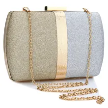 Вечерняя сумочка-клатч для женщин, Золотая сумочка-клатч, маленькая сумочка на цепочке, элегантный свадебный кошелек, вечерние сумки