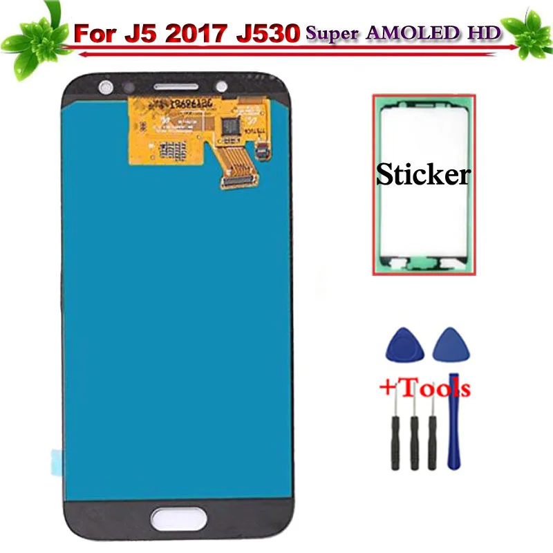 

Super AMOLED for Samsung Galaxy J5 2017 J530 J530FD J530F LCD Display Touch Screen Assembly Replacement for Galaxy J5 2017 LCD