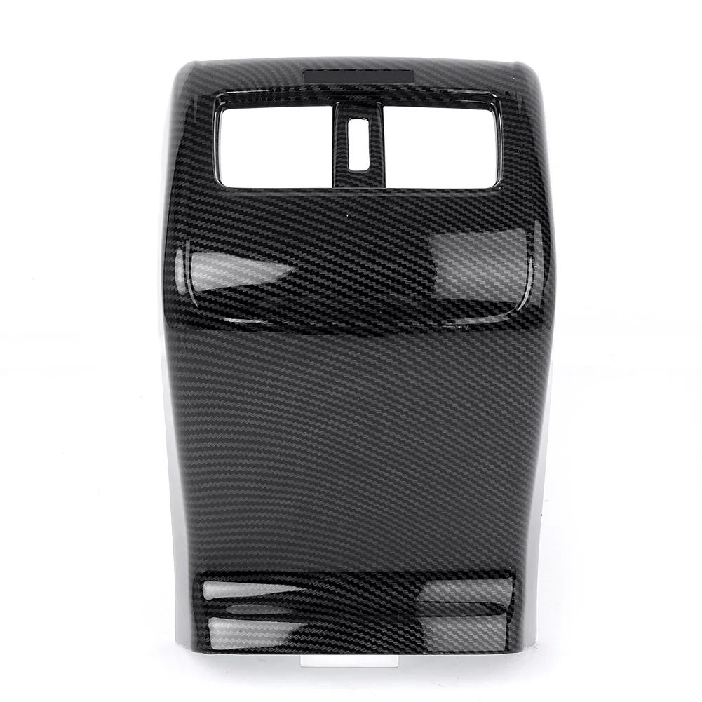 Cena Z tyłu podłokietnik ze schowkiem odpowietrznik wykończenie wylotu dla Honda Accord 2018 2019 kolor włókna węglowego styl