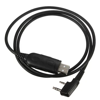 

USB Programming Cable with CD For Baofeng UV-5R 666S 777S 888S UV-B5 UV-B6 Radio Support Windows 98ME 2000 XP WIN7 Vista Black