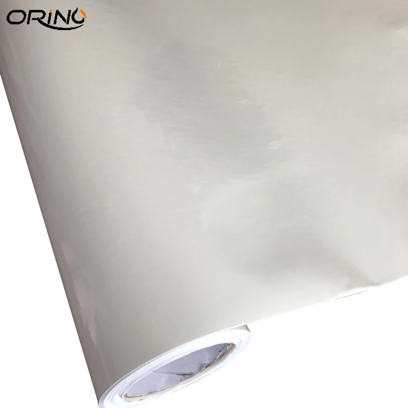 White Glossy Vinyl Film Sticker-1