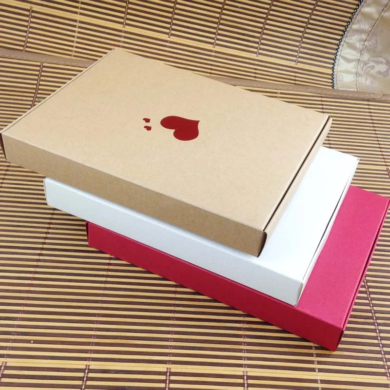 

Bigger Mother Day Gift Box 15pcs 20*2.5*15cm Wedding Favour Box Macaron Packaging Caixa Kraft Paper Boxes Jewelry Cake Gift