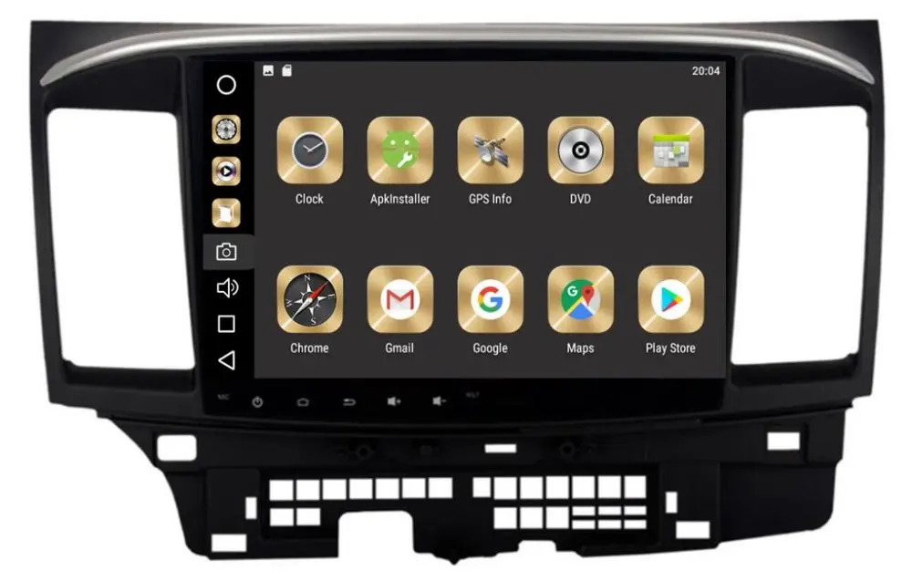 Discount IPS 4GB Ram 8-Core 32GB Rom 10.2inch Android 9.0 Car Dvd Gps For Mitsubishi Lancer Radio Multimedia GPS NAVI 4