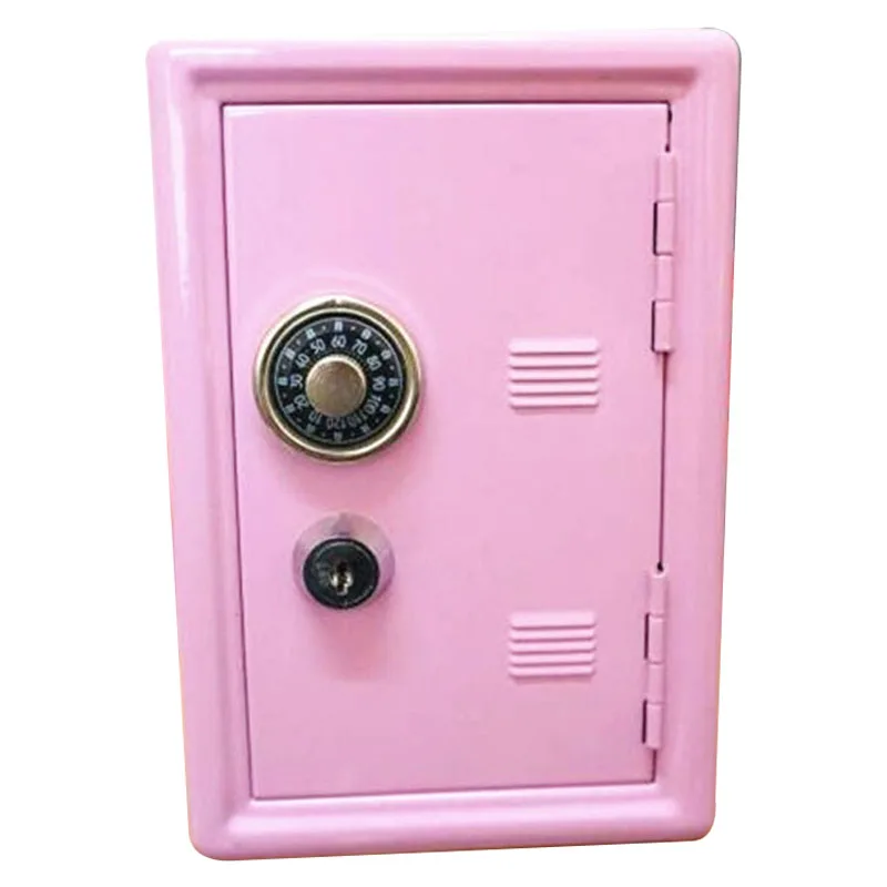 Креативная копилка мини Банкомат копилка пароль Цифровые Монеты денежный депозит детский подарок на год - Цвет: Pink