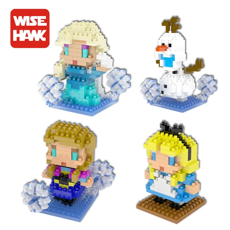Wholesale Weagle Blocks Diamond Cartoon Snowman Ol...