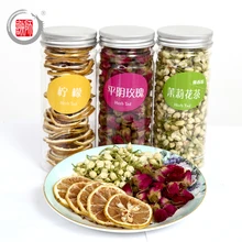 400g Three Kinds of Flower Tea Including Tea Roses, Lemon Tea, Jasmine Tea Women Essential weight lose