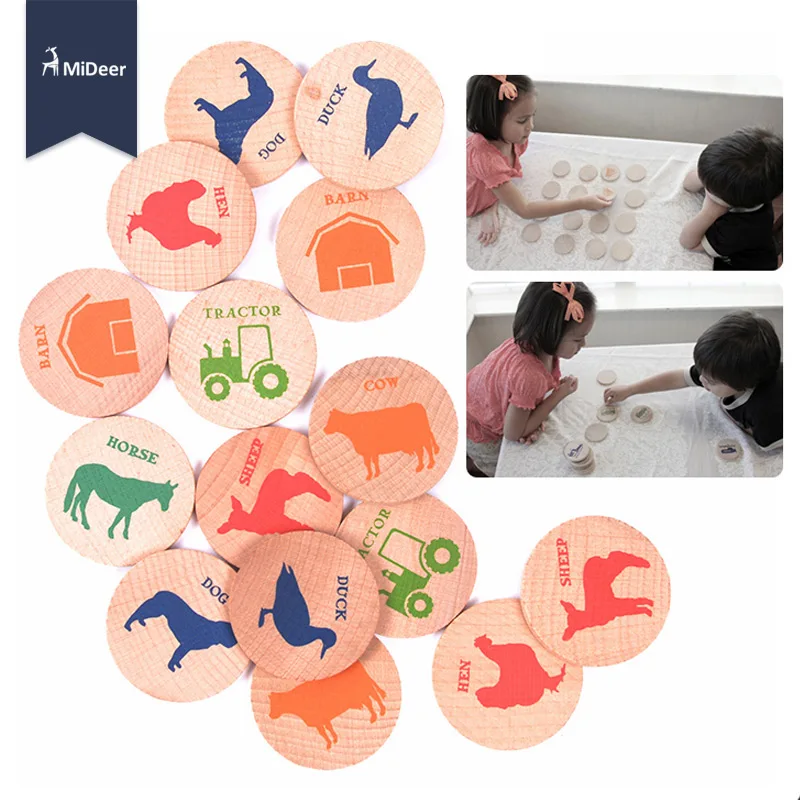 Wooden Puzzle Kids Memory Match Game Stacks Animals Buildings Numerals Vehicles Pattern Chess Sort Educational Toys