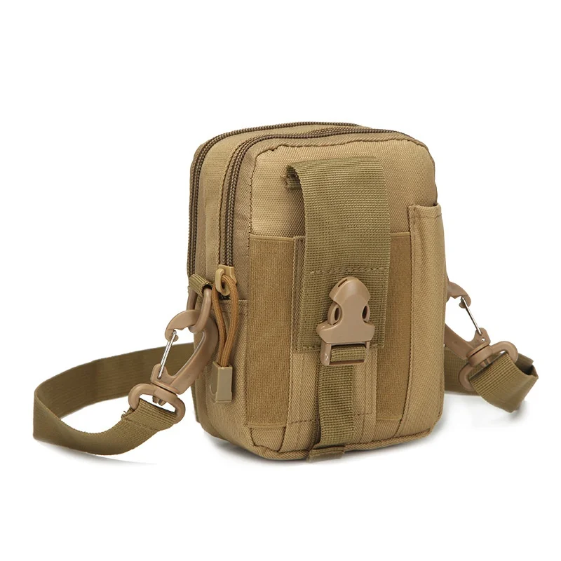 

1 Piece Waterproof MilitaryTactic Bag Outerdoor Nylon Waist Bag Pouch Camping Hiking Molle Tactic Shoulder Bag