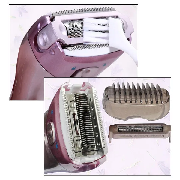 Дамский Эпилятор моющийся беспроводной влажный сухой Бритва для волос Бритва для тела для женщин для удаления волос прецизионный триммер