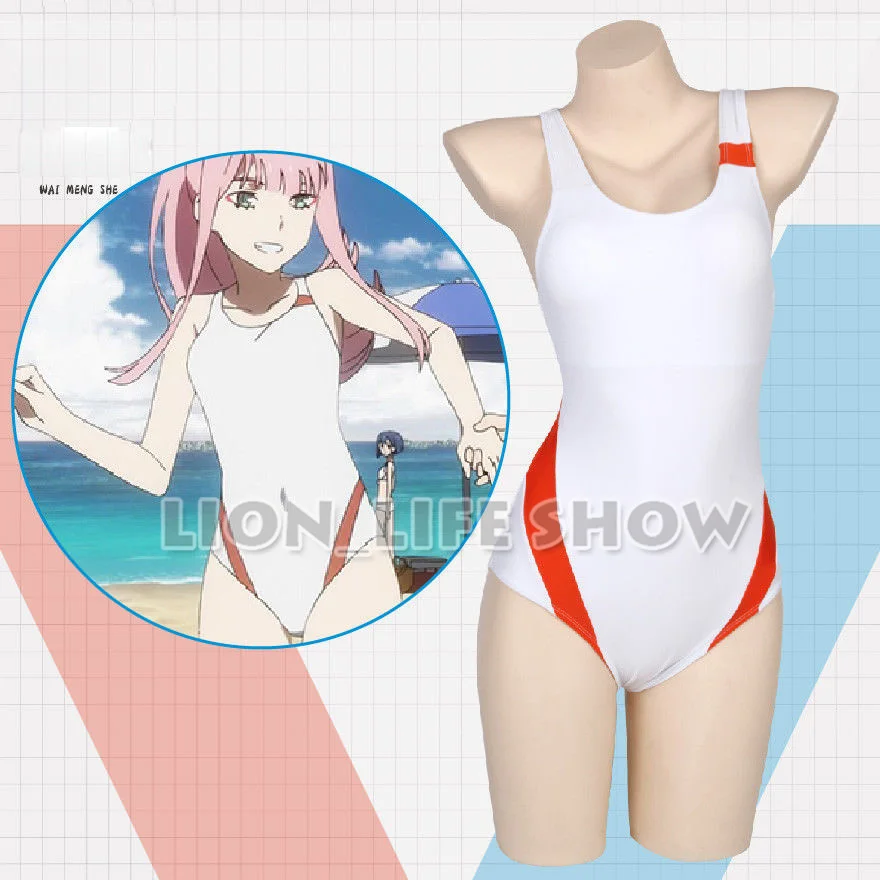 Женский купальник Дарлинг в Franxx 02 Zero Two Ichigo Купальник бикини Ep7 костюм для
