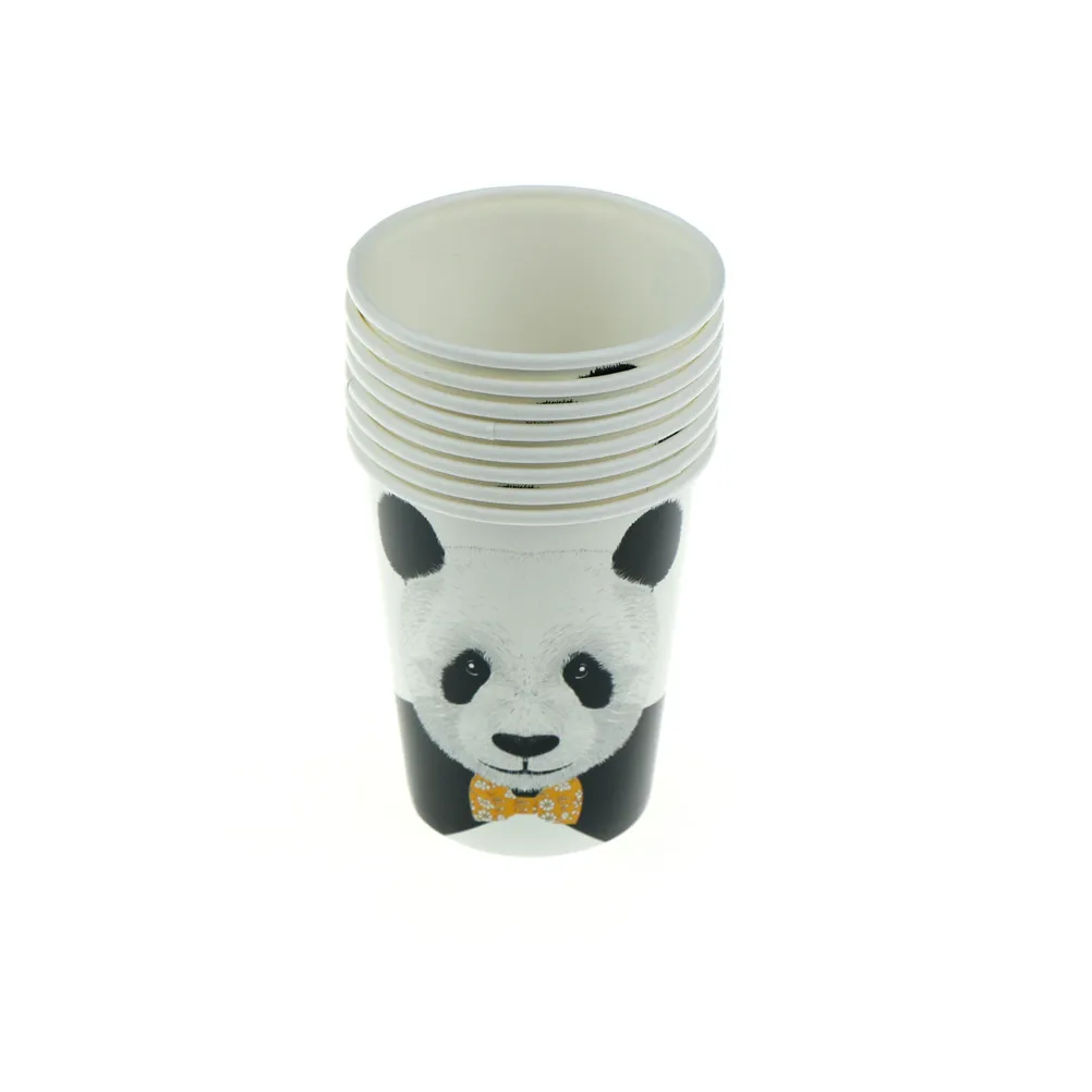 

1 pack DIY Party Decoration Lovely Panda Series Disposable Paper Cups Plates Napkins