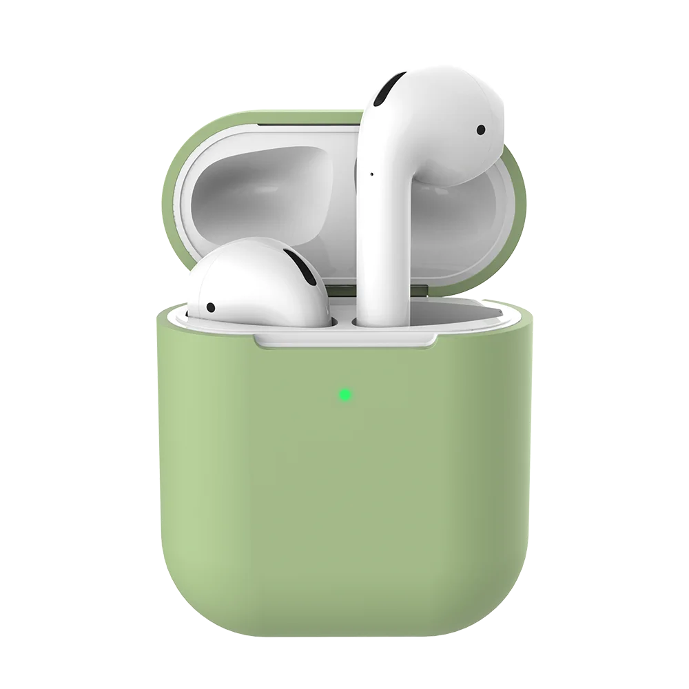 Мягкий силиконовый чехол для Apple Airpods 2 ударопрочный наушник защитный чехол Крышка водостойкая гарнитура аксессуары - Цвет: 10