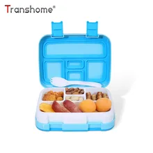 Transhome Ланч-бокс для микроволновки для детей школьные ланчбоксы портативный столовая посуда контейнер для хранения еды