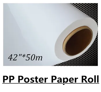 

42"*50m High quality pp matte poster paper for Roll up Screen