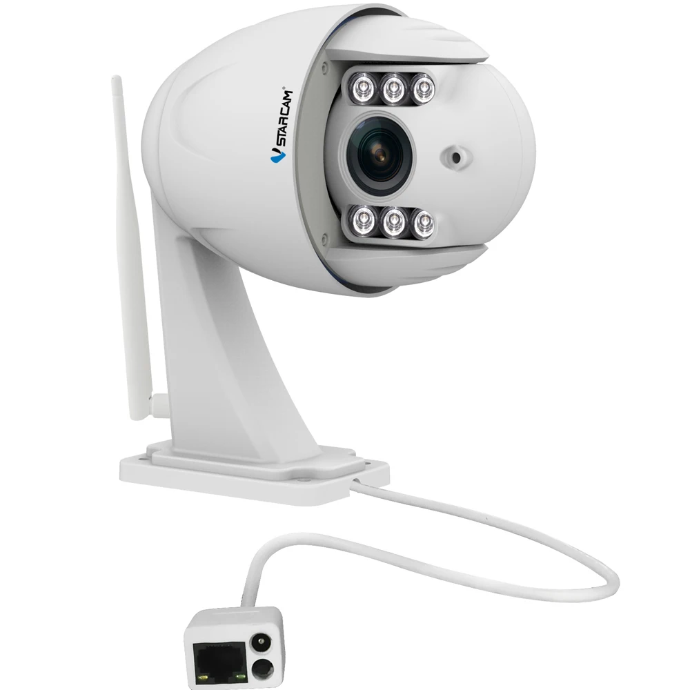 VStarcam Беспроводная купольная Поворотная ip камера наружная 1080 P HD 4X зум CCTV