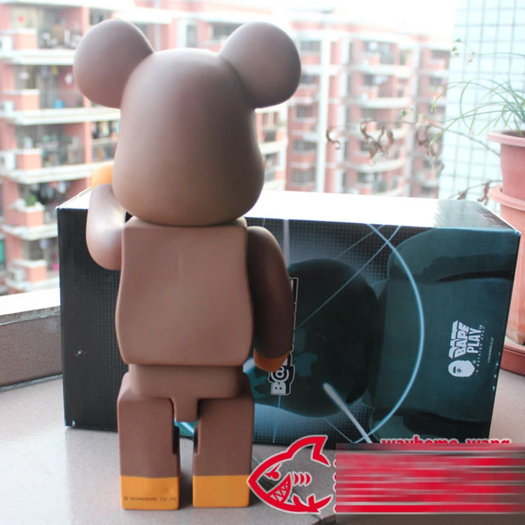 400% bear BABY MILO Fashion Momo Bear Medicom Toys Replica Art Figure as a gift for boyfriends ,girlfriends and students