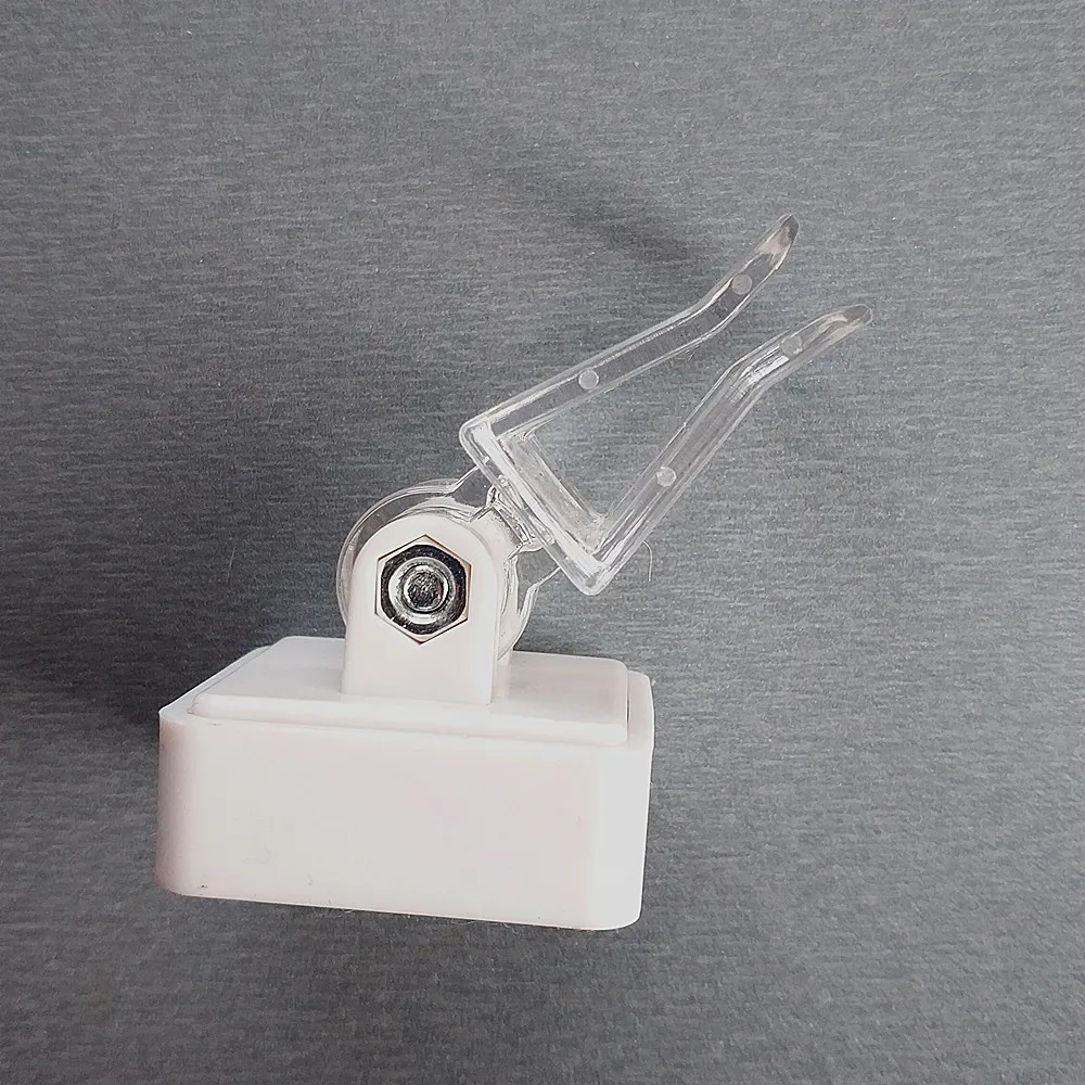 Поп пластиковый постер бумажная карта рекламный держатель с зажимом сильным