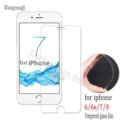 На Алиэкспресс купить стекло для смартфона wangcangli 2.5d protective tempered glass for iphone 6 7 6s 8 plus x glass iphone 7 8 x screen protector glass on iphone 7 6s 8