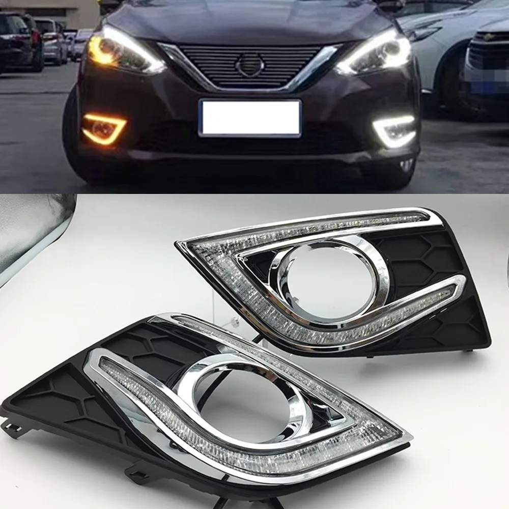 car flashing DRL For Nissan Sentra 2016 2017 2018 2019 LED Daytime