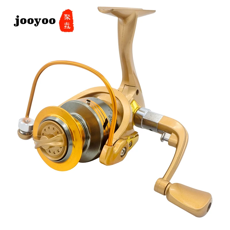 

Metal Spool Spinning Fishing Reel 12+1BB Wheel 4000 Series Gear Ratio 5.5:1 Plastic Knob Handle Right Left Hand Changeable