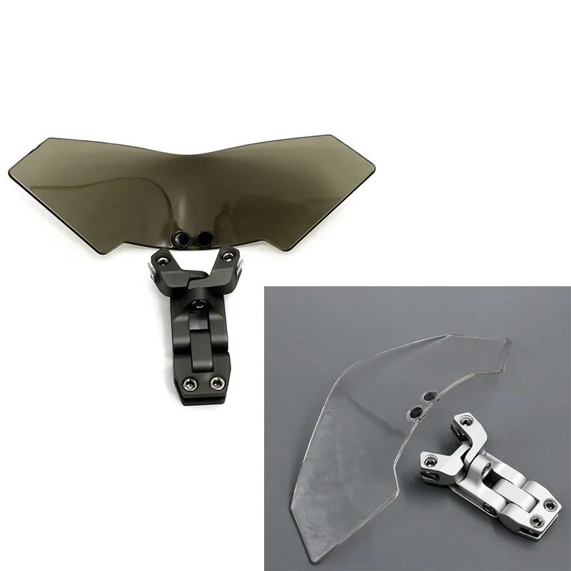 

Windshield Windscreen Glass Wind Deflectors Stops Spoiler for Yamaha MT-09 MT-07 BMW R1200GS F800GS S1000RR Kawasaki Z800