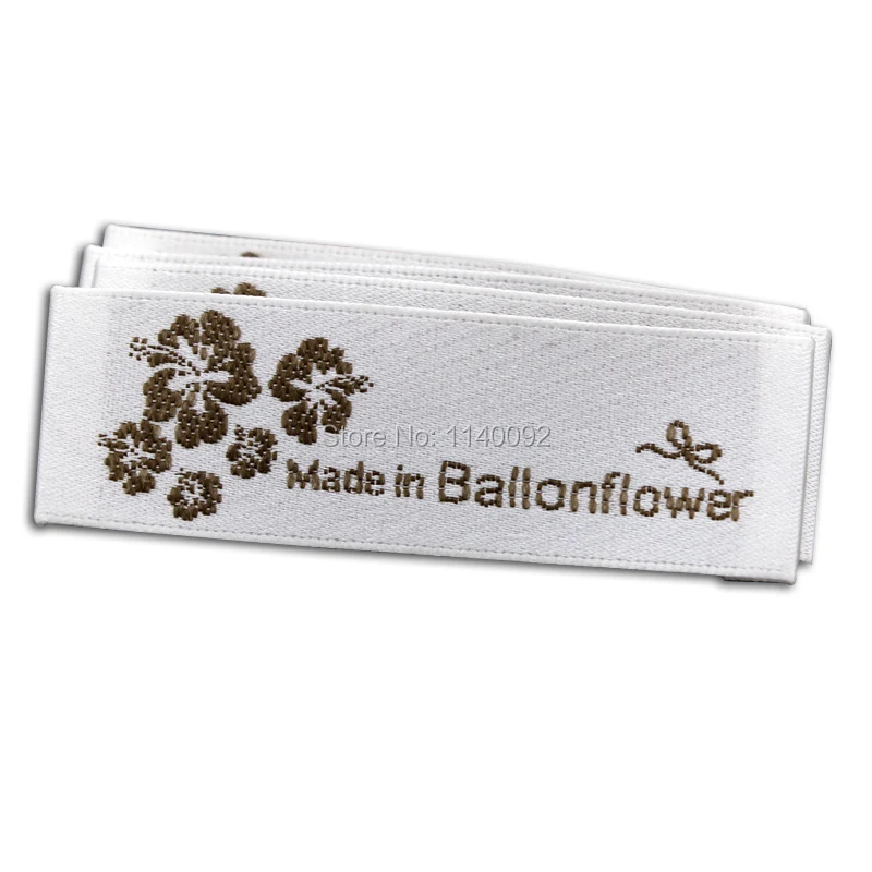 Buy customized clothing satin woven labels/garment