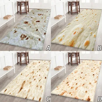 

Living room/bedroom flannel Rug Antiskid soft 60X180CM carpet modern Square carpet mat 4 color #F