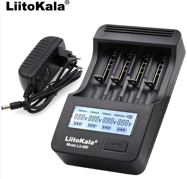 Аккумуляторное зарядное устройство Liitokala lii 500 умное LCD универсальное Li Ion NiMH AA AAA