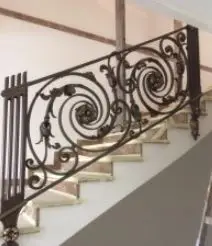 

Hench 100% handmade forged custom designs outdoor wrought iron stair railing suppliers