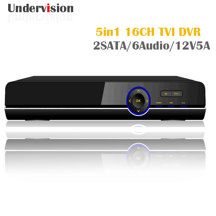 AHD CVI TVI 5in 1 AHD 1080N DVR onvif HDMI CCTV IP camera 16channels input and