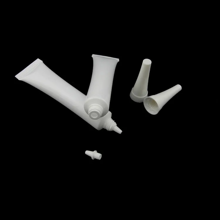 

100 шт. 30 мл Белый PE пластиковый wube со звуковым сигналом форма Обложка на спирали, для ухода за областью вокруг глаз крем бутылки с эмульсией, 30 мл уход за кожей упаковочный шланг